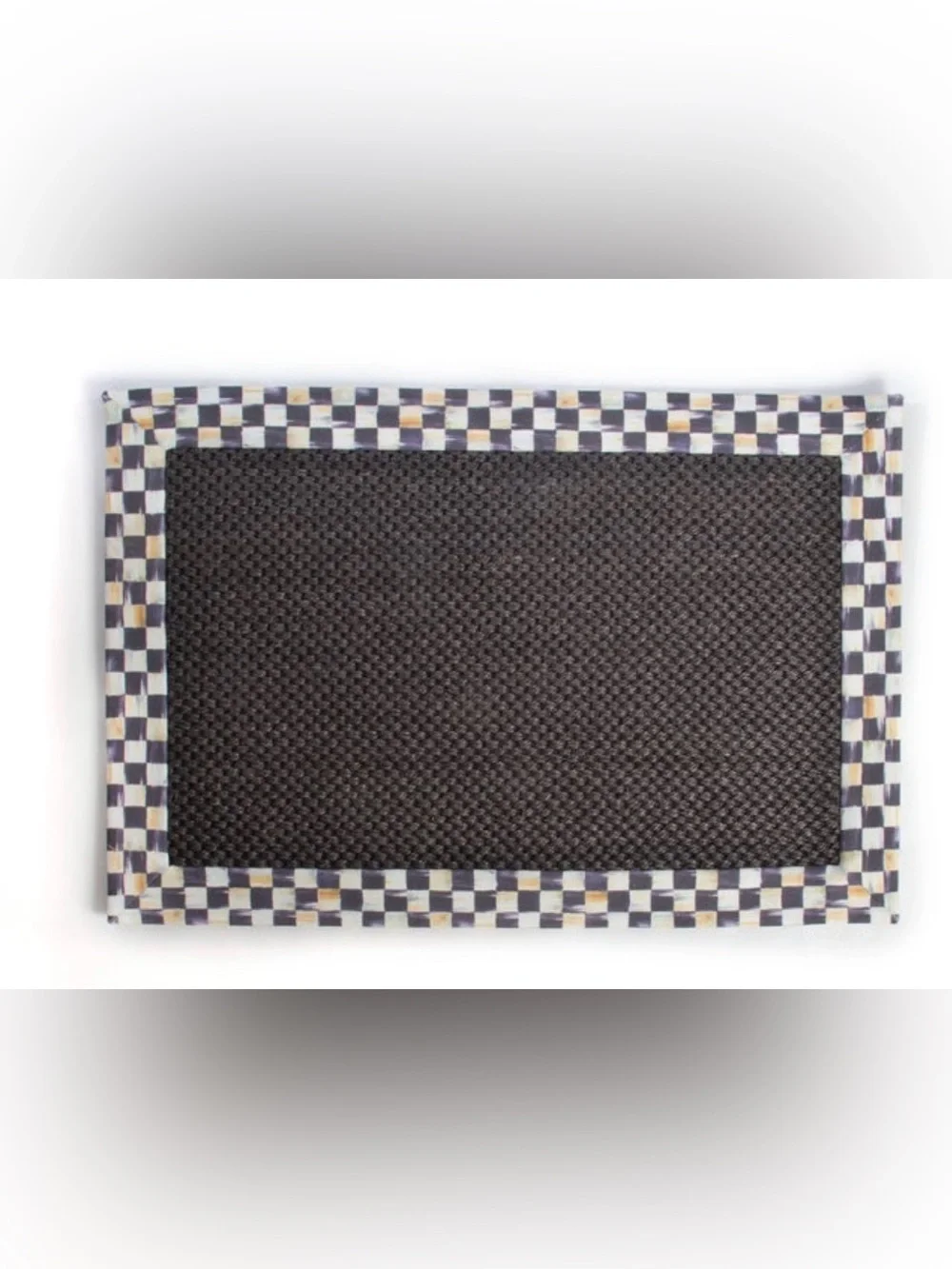3 Mackenzie-Childs Courtly Check Black Sisal 2' X 3' Rugs